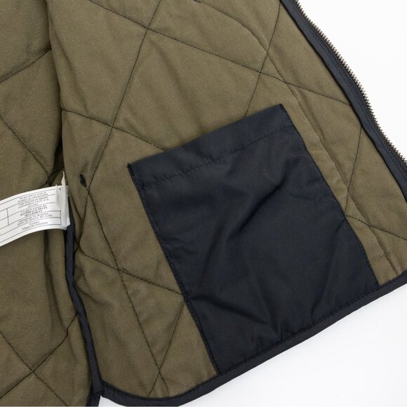 J. Crew Walker Vest Black Quilted Full Zip Lightweight Preppy Medium - Picture 14 of 16